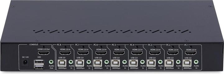 Produktbild StarTech 8-Port HDMI KVM Switch HDMI 2.0 KVM 4K 60HZ CPUCODE