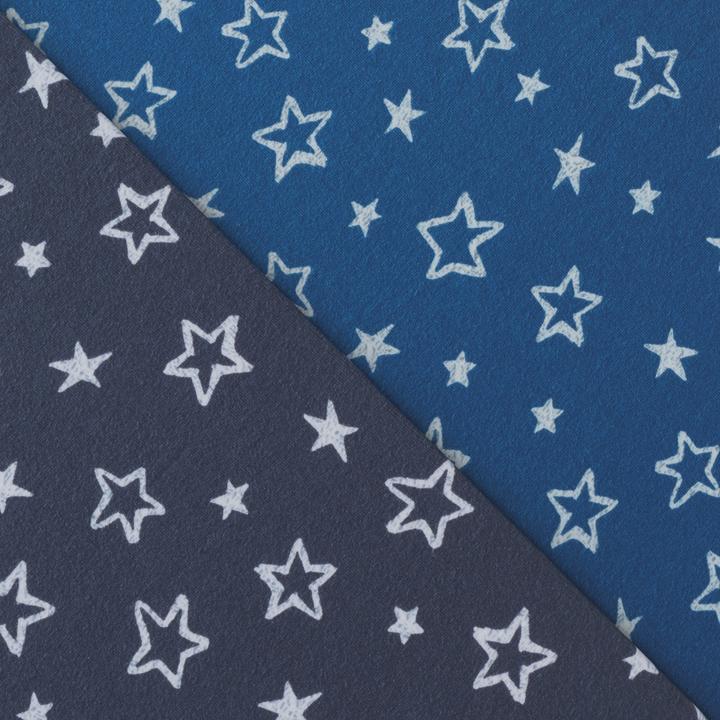 Actual product image VBS Jersey fabric "Stars" 150 cm wide, yard goods