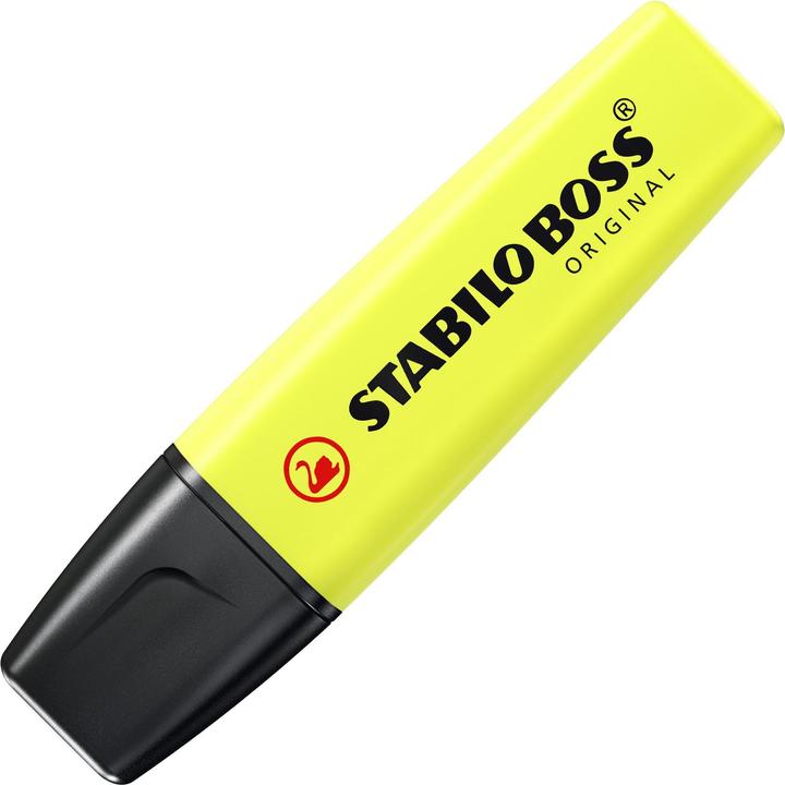 Image du produit STABILO Surligneur jaune, paquet de 10 (Jaune, 5 mm, 10 x)