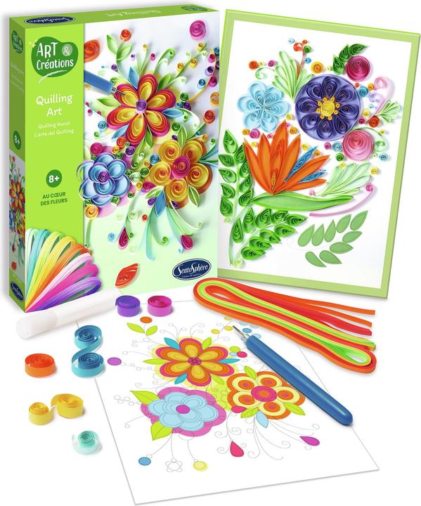 Actual product image Sentosphere Quilling'art flowers