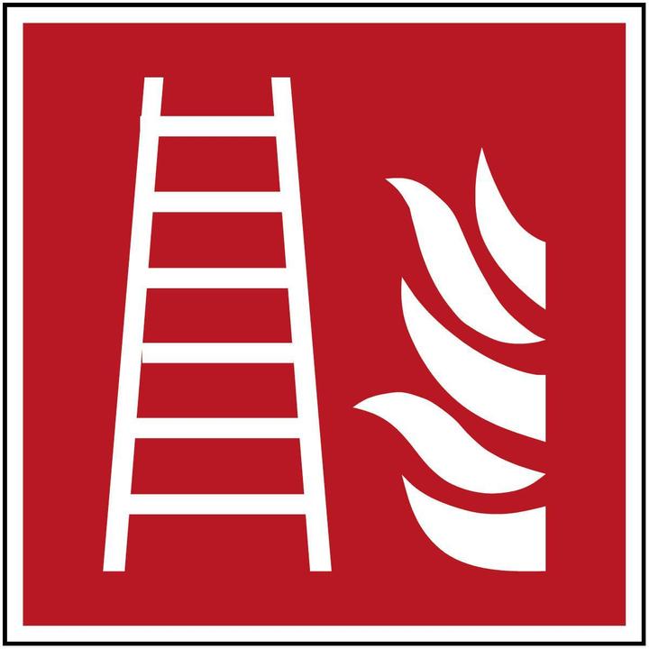 Image du produit Brady Panneau de sécurité ISO - Escalier de secours