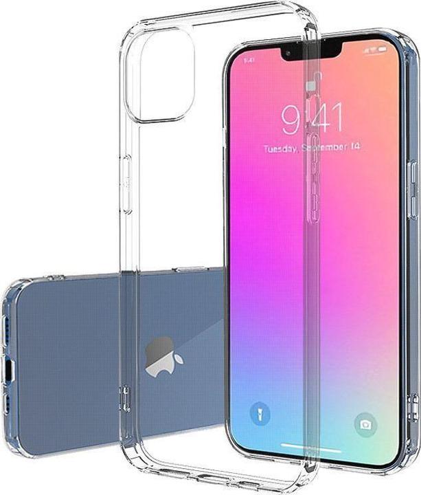 Immagine prodotto Hurtel Custodia Ultra Clear 0.5mm Gel TPU Cover per iPhone 13 mini trasparente (Apple iPhone 13 mini)