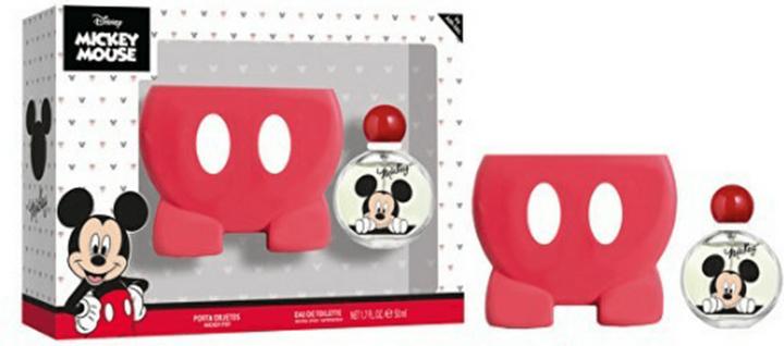 Disney Kids Mickey Mouse Set Eau de Toilette + Mickey Pot (Eau de Toilette, 50 ml)