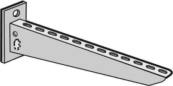 Immagine prodotto Legrand LEG CM557273 Staffa per carichi pesanti CRP 600 GC zincata a caldo DIN