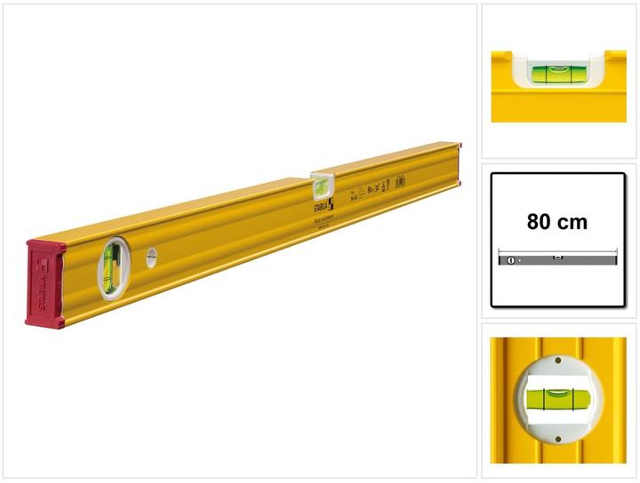 Actual product image Stabila Spirit level type AS (80 cm)