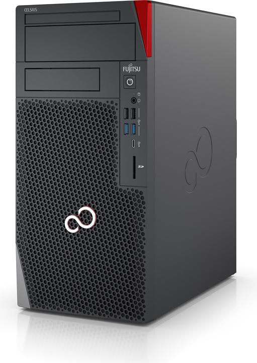 Produktbild Fujitsu CELSIUS W5010, Intel Core i7-10700 M.2 NVMe, DVD-SM, no Keyboard/Mouse, W10P (Intel Core i7-10700, 16 GB, 512 GB)
