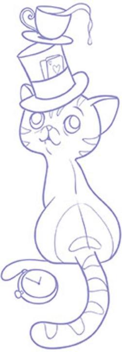 Image du produit Avenue Mandarine Graffy Bookmark, Chats -