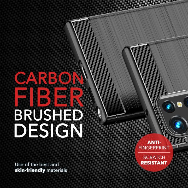 Produktbild Nalia Carbon-Look Silikon Hülle (Samsung Galaxy S24 Ultra)