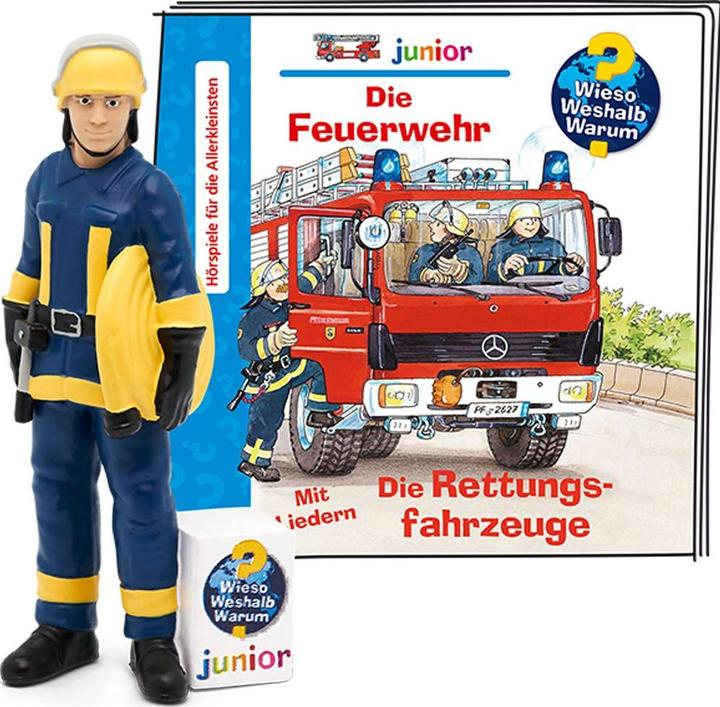 Actual product image Tonies Why Why Junior The fire brigade/rescue vehicles (German)