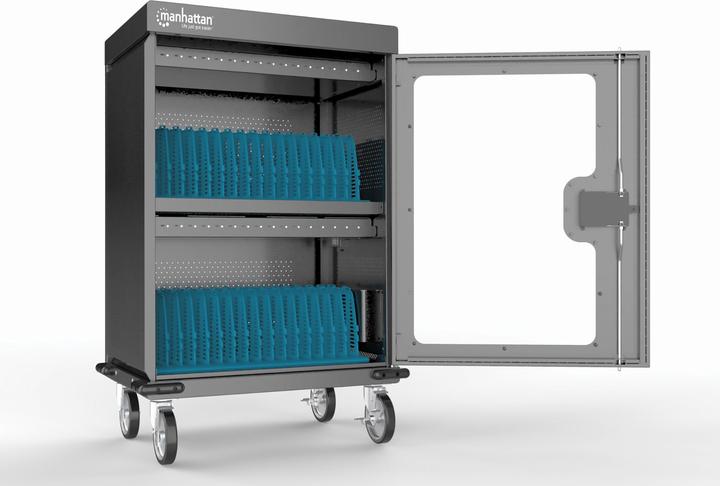 Image du produit Manhattan Armoire de charge USB-C 32 ports sur roulettes 576 W