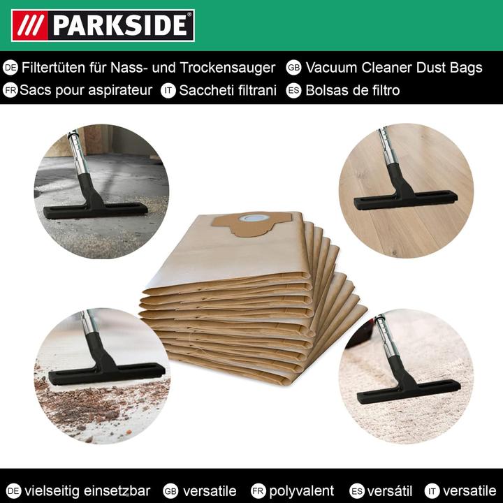 Image du produit Parkside Sacs filtres (10 x)