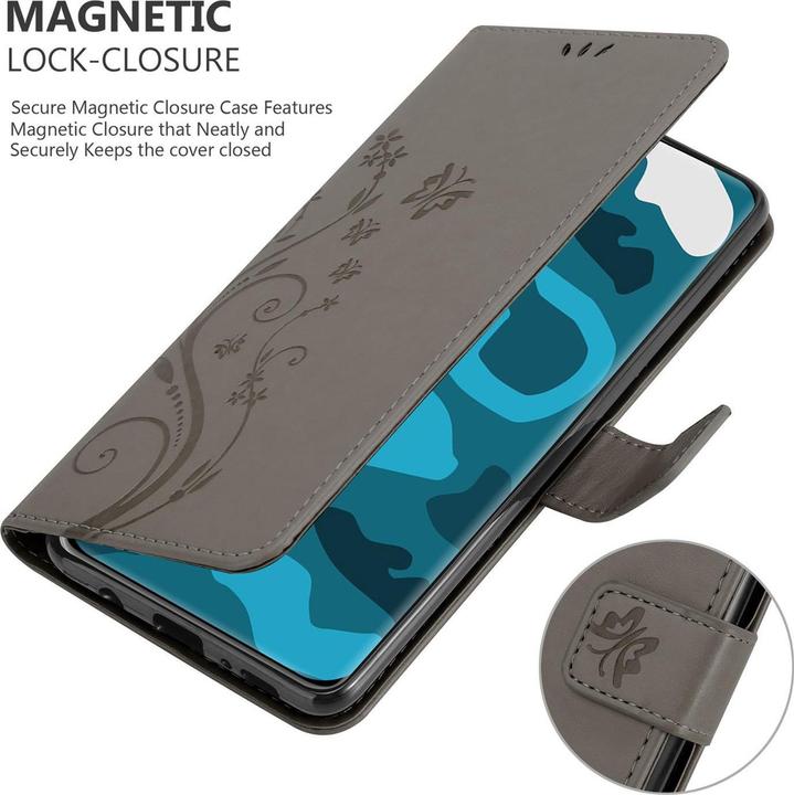 Actual product image Cadorabo Flower Book Cover (Huawei P40 Pro)