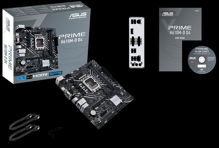 Produktbild ASUS PRIME H610M-D D4 (LGA 1700, Intel H610, mATX)