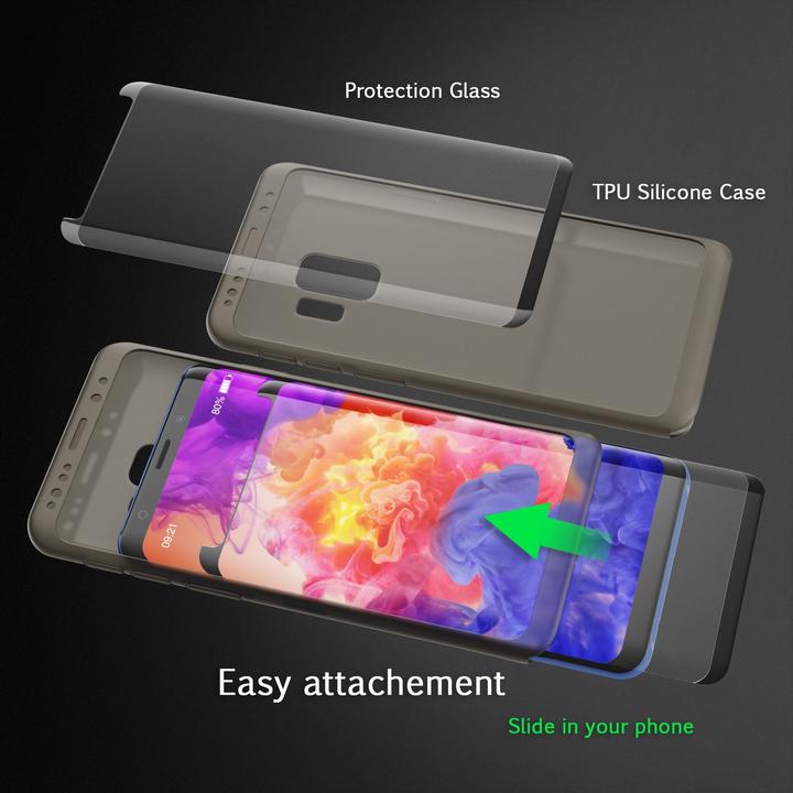 Actual product image Nalia 360 degree mobile phone case (Samsung Galaxy S9)