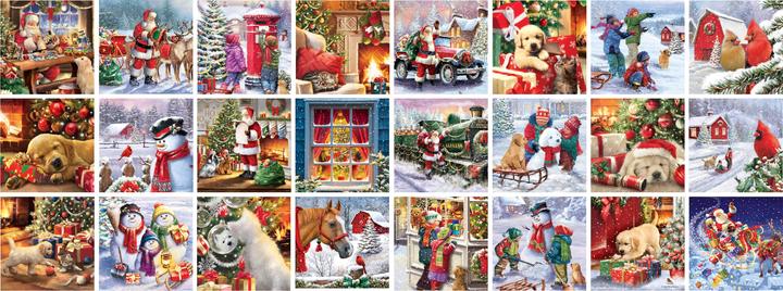 Actual product image Eurographics Puzzle Adventkalender - Frohe Weihnachten