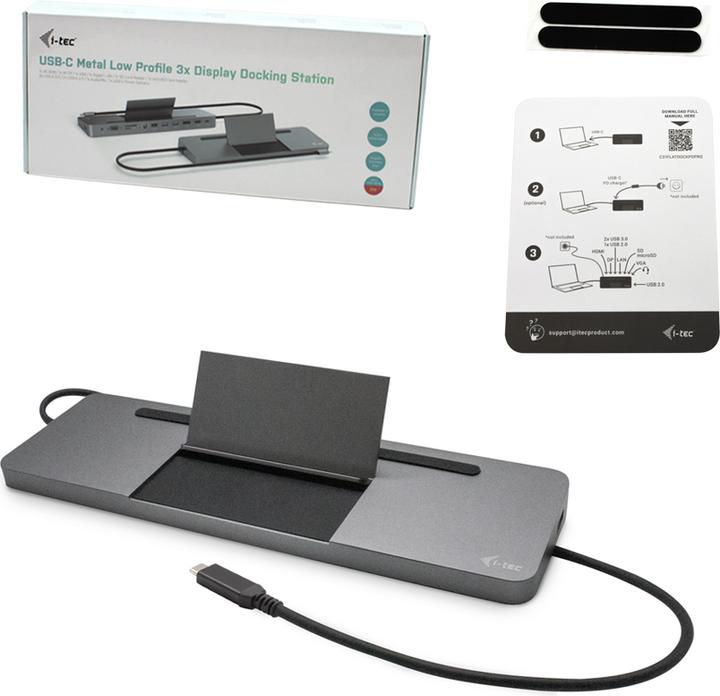 Immagine prodotto i-tec Ergonomic 4K (USB-C, 3 Porti)