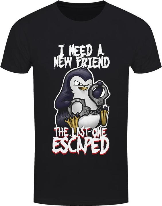 Produktbild Psycho Penguin TShirt I Need A New Friend (XXL)