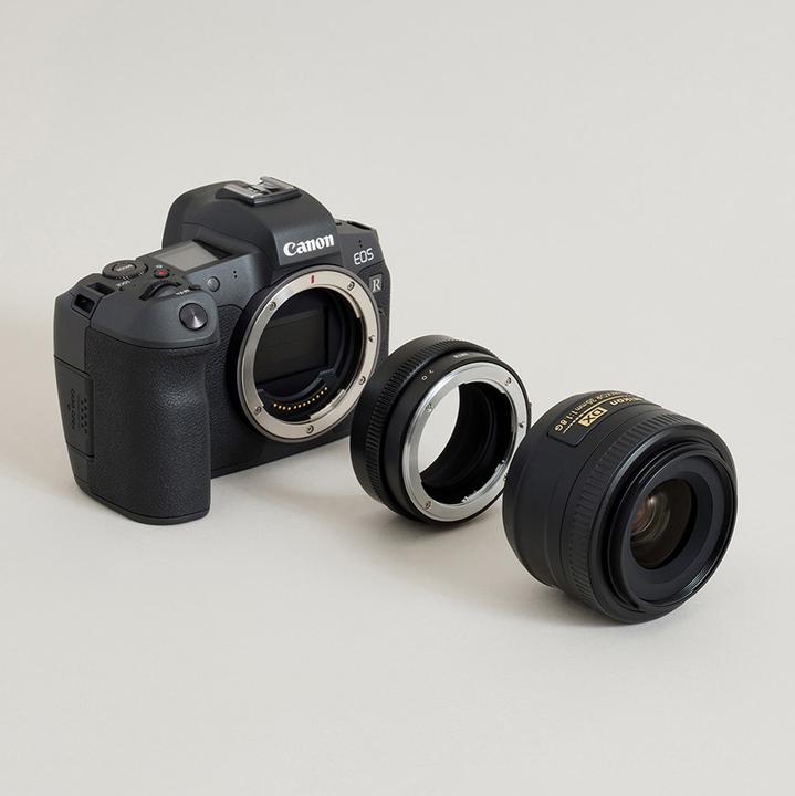 Actual product image Urth Lens Mount Adapter: Compatible with Nikon F (G Type) Lens to Canon RF Camera Body