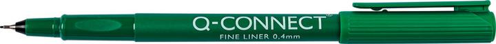 Actual product image Q-Connect Fineliner (Green, 10 x)