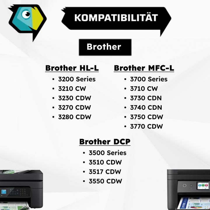 Actual product image Inkadoo Compatible toner for Brother TN243, TN247 (FC)