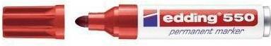 Produktbild Edding Permanent Marker 550 (Rot, 3 mm, 1 x)