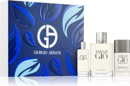 Image du produit Giorgio Armani Acqua di Giò Homme Set Eau de Toilette 100ml + déodorant stick 75ml + format voyage 15ml (Set parfum)