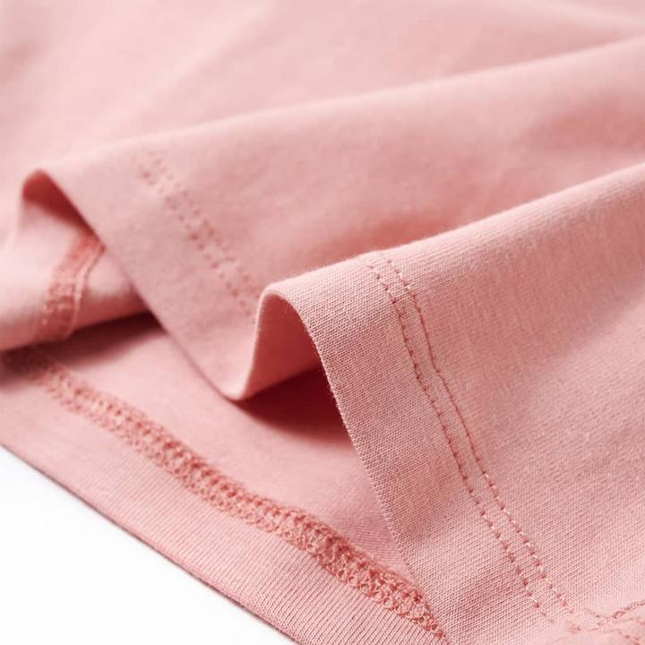 Actual product image VidaXL Children's long-sleeved shirt pink 128,Material: 95 % cotton. 5 (128)