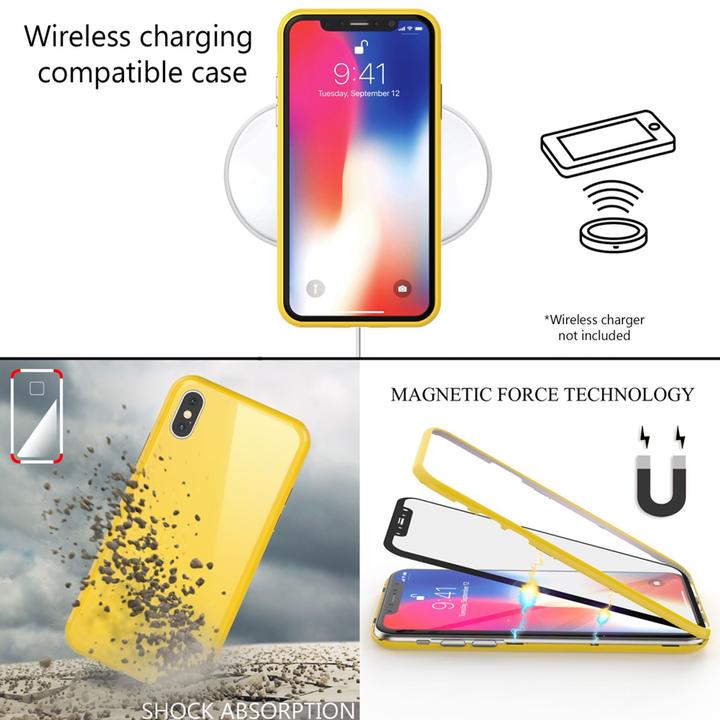 Immagine prodotto Nalia caso del telefono cellulare a 360 gradi (Apple iPhone XS Max)