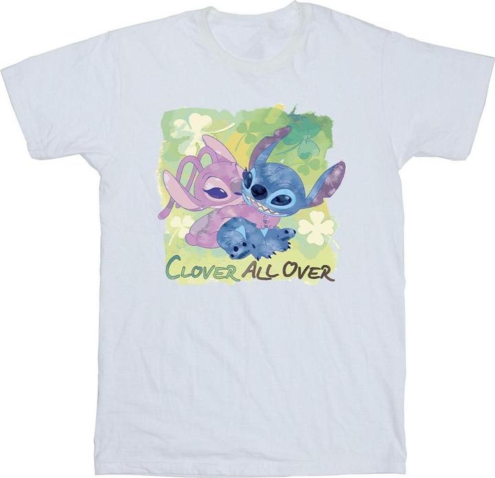 Disney Lilo And Stitch St Patrick's Day Clover TShirt (3XL)