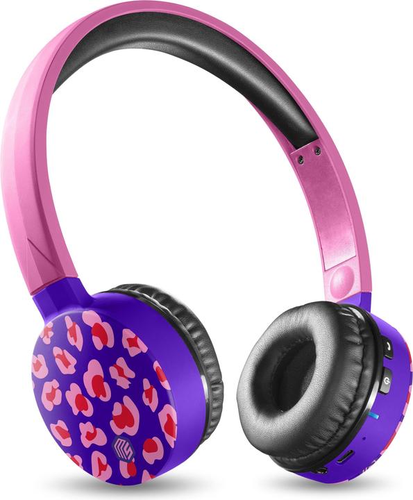 Produktbild Music Sound Music+Sound FANTASY Bluetooth-Kopfhörer pink/lila on-ear Softtouch max.20h 1 (keine Geräuschunterdrückung, 16 h, Kabellos)