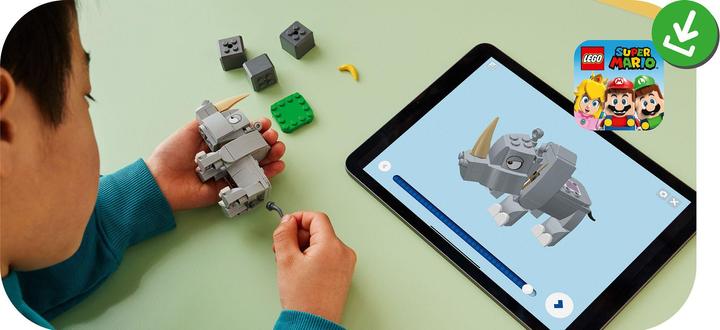 Produktbild LEGO Rambi das Rhino - Erweiterungsset (71420, LEGO Super Mario)