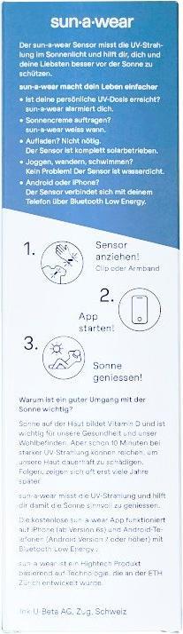 Actual product image Sun-a-wear UV sensor (1 x)