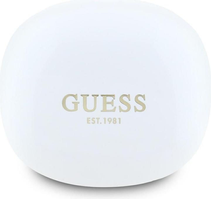 Produktbild Guess Headphones TWS Flat Classic Logo Electroplated white