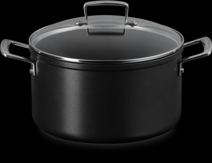 Actual product image Le Creuset 51111240010502 Aluminium non-stick meat pot, anthracite/silver (24 cm, Pot, Cast aluminium)