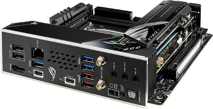 Actual product image ASUS ROG Strix Z690-I Gaming Wifi (LGA 1700, Intel Z690 (DDR5), Mini-ITX)