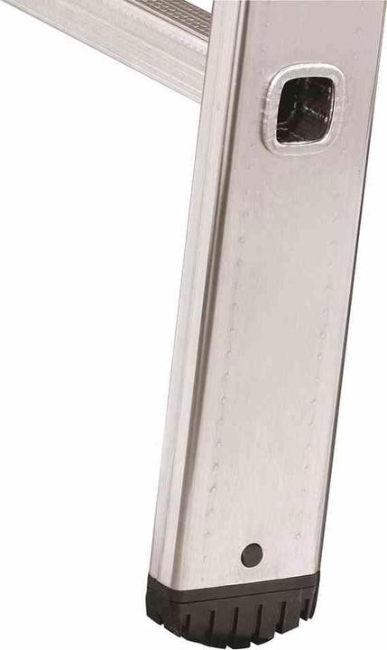 Actual product image Hailo S100 ProfiLOT, aluminium combination ladder 3-section, 3x12 rungs (Stepladder, 48 cm)