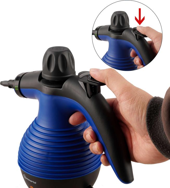 Actual product image Sommertal Leistungsstarker Dampfreiniger – 1050W, 350ml Tank, 3 Bar Dampfdruck, Ohne Reinigungsmittel, Vielsei (3 bar, 1050 W)