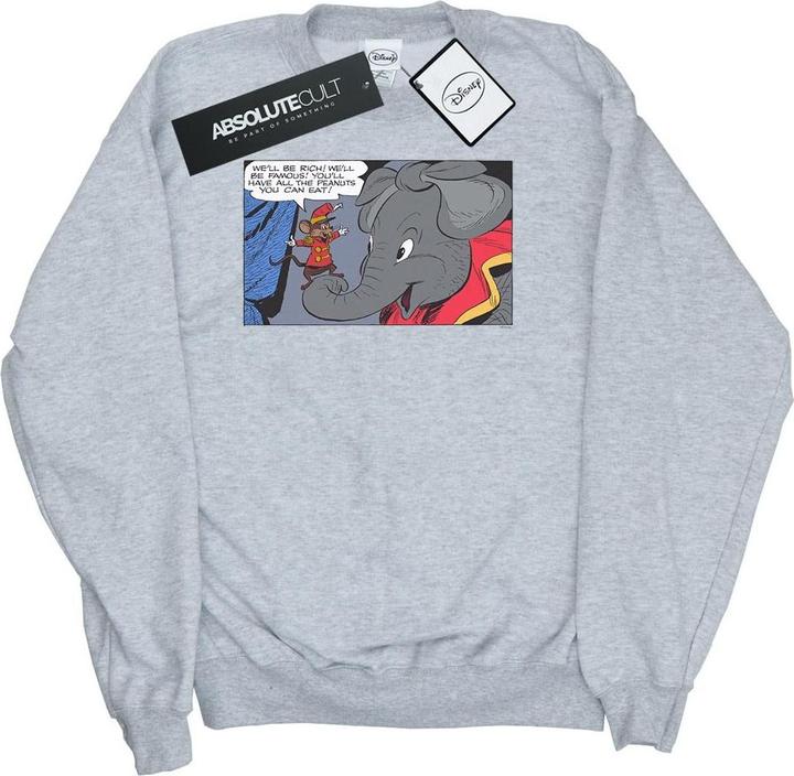 Actual product image Disney Womens/Ladies Dumbo Rich And Famous Sweatshirt (XL)