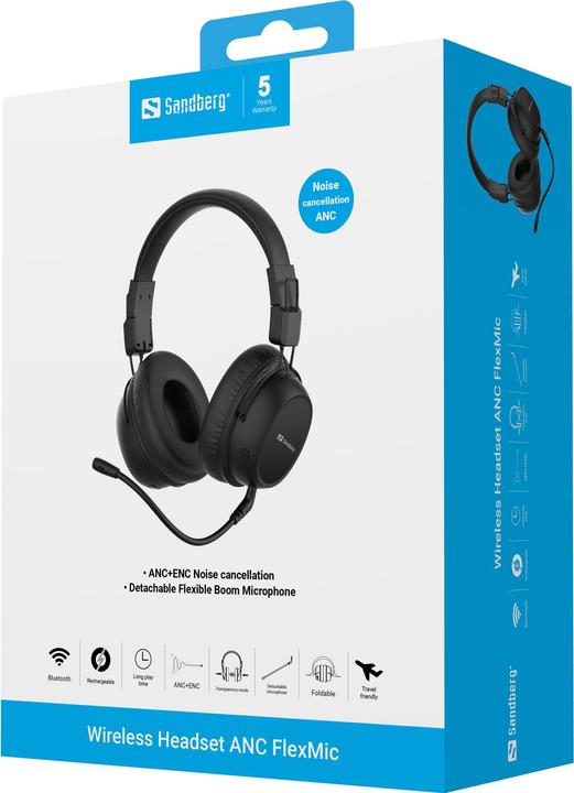 Immagine prodotto Sandberg ANC FlexMic (Senza fili, USB-C)