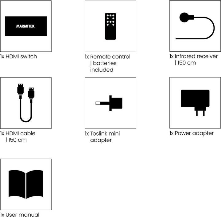 Energie-Label Marmitek Connect 621 UHD 4K HDMI Umschalter