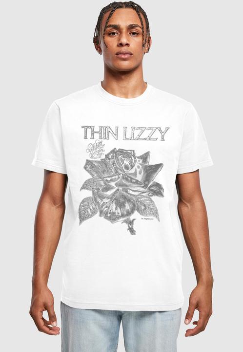 Image du produit Merchcode Thin Lizzy - TL Blackrose T-Shirt Round Neck - 177973 (M)