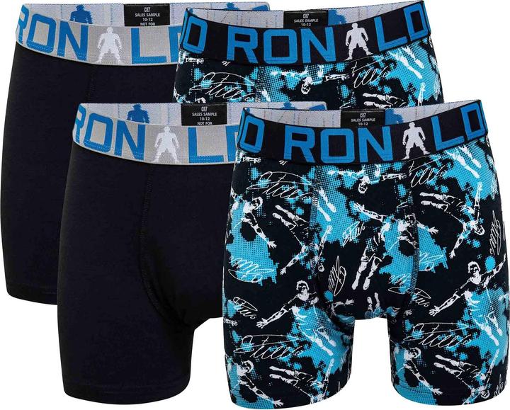 Produktbild CR7 Boxershort Casual Figurbetont Boys Trunk 4-pack (140, 4er Pack)