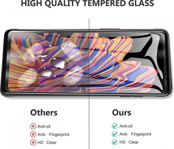 Produktbild Screenguard Samsung Galaxy XCover Pro Full Screen Panzerglas Schutzfolie 2.5D 9H (1 Stück, Samsung Galaxy S21)