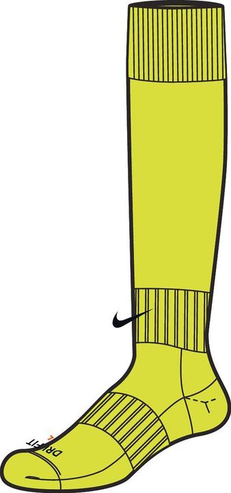 Immagine prodotto Nike Calzettoni da calcio adulti Classic II Cushion, Volt/Nero, UE 42-46 (L)