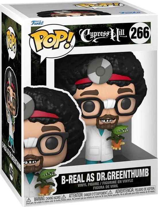 Actual product image Funko Pop! Rocks : Cypress Hill B Real (Dr Greenthumb)