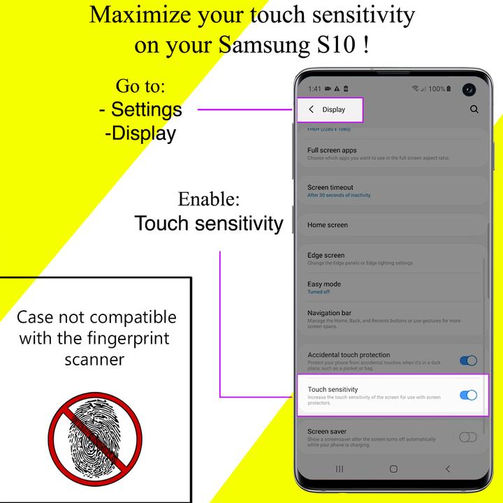 Produktbild Nalia 360 Grad Handyhülle (Samsung Galaxy S10+)