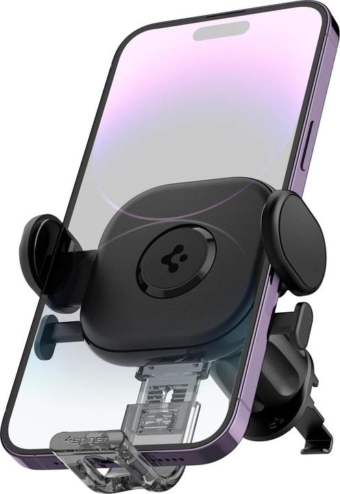 Actual product image Spigen car mount UTS12 Onetap Universal Vent Car Mount black