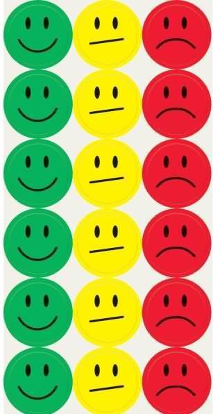 Actual product image Sigel Sticky dots Smileys