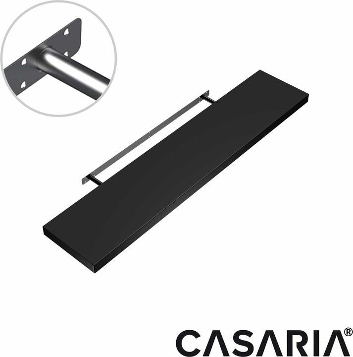 Actual product image Casaria 2x Floating Shelves (110 x 23 x 3.8 cm)