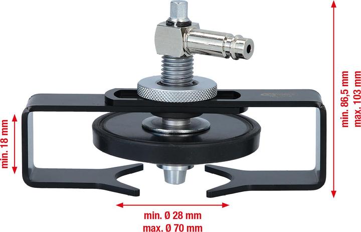 KS Tools Universal-Entlüfterstutzen-Adapter